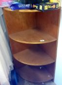A corner shelf unit