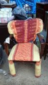 An old arm chair