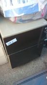 A 2 drawer filing cabinet