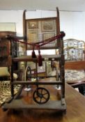 A 19th century wheel chair