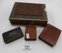 A small 'book' box being part of the wreck of the Royal George (shipwrecked in 1789),