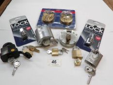 A quantity of padlocks including new