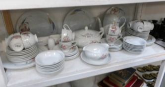 Approximately 51 pieces of tea and dinnerware marked Anatole Japan