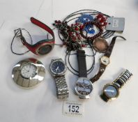 A quantity of wrist watches etc