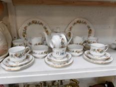 30 pieces of Royal Standard Lyndale pattern tea ware