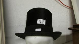 A vintage top hat