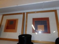 2 modern prints after Roy Speltz - untitles I & II