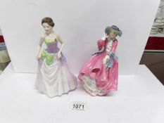 2 Royal Doulton figurines,