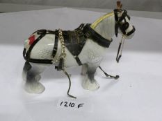 A Beswick shire horse