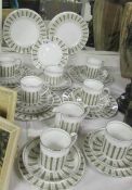 A 27 piece 'Persia' pattern tea set by Susie Cooper