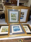 7 prints of Cornwall by Richard Tuff