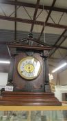 A Palladian style mantel clock