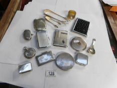 A mixed lot including cigarette cases,