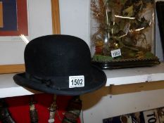 A Weatherill riding bowler hat