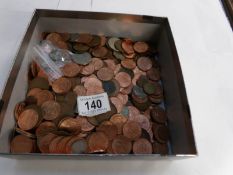 A quantity of UK coins including un-circulated half pennies