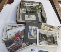 A mixed lot of old postcards,