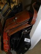 A quantity of good quality leather bags