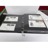 2 folders of approximately 170 Queen Elizabeth II first day covers 1963 - 1982