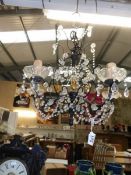 A 5 lamp chandelier for restoration