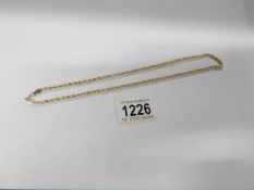 A 9ct gold neck chain