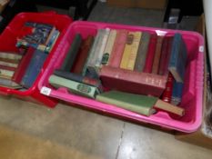 2 boxes of books including Biggles