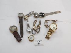 A mixed lot of ladies and gents vintage watches