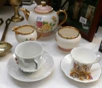 A Gibson 3 piece tea service,