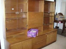 A teak sideboard