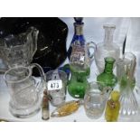 A quantity of glass ware