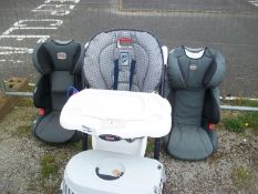 3 children's car seats