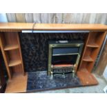 An electric fire & surround