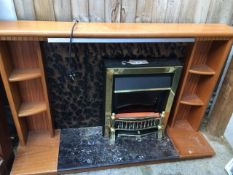 An electric fire & surround