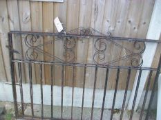 A pair of iron gates