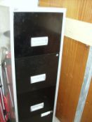 A 4 drawer filing cabinet