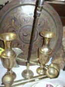 A quantity of good brass ware