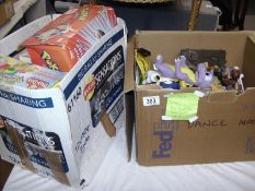 2 boxes of Pokemon toys