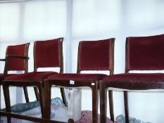 A set of 5 dining chairs