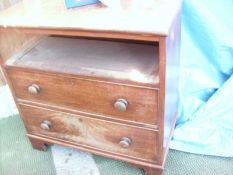 A mahogany chest