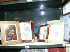 A shelf of new picture frames