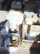 20 boxes of old china