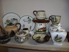 A quantity of china including Torquay ware