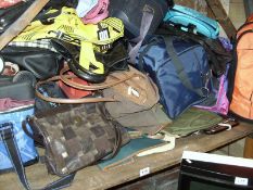 A large quantity of good bags and hand bags