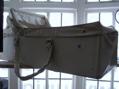 An old carry cot
