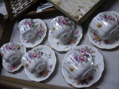 A 12 piece Victorian tea set