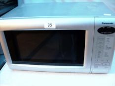 A Panasonic microwave oven