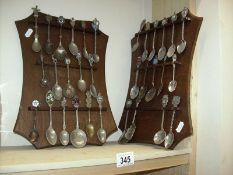 A quantity of collector's spoons