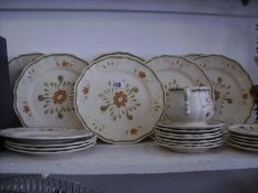 A part French dinner set