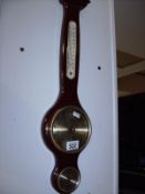 A wall barometer