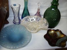 A quantity of old glass ware