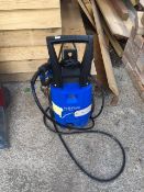 A pressure washer